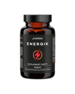 Grinday Energik Naturalny Energetyk - 60 kapsułek