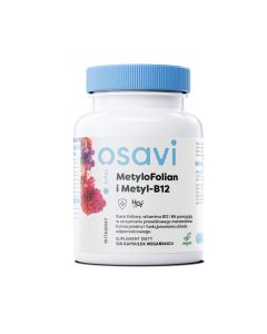 Osavi - MetyloFolian i Metyl-B12 - 60 lub 120 kapsułek wegańskich