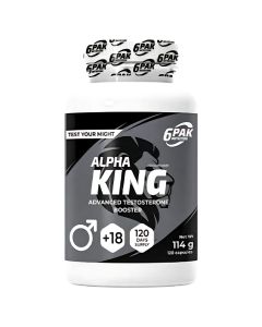 6PAK Alpha King - Booster testosteronu DAA