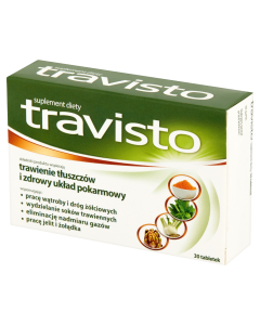 Aflofarm Travisto na trawienie i układ pokarmowy 30 tabletek