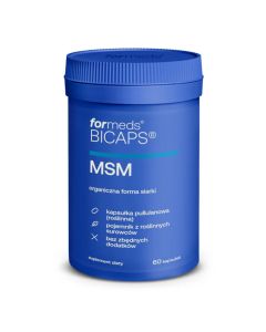 Bicaps MSM - Naturalne wsparcie włosów, skóry i paznokci - 60 kapsułek