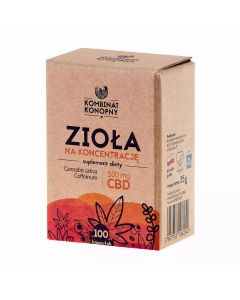Kombinat Konopny Zioła na koncentrację 500mg CBD - 35g