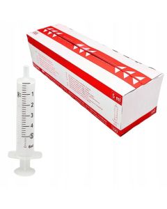 Strzykawka dwuczęściowaKD 5ml - 100 szt.