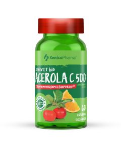Xenico Pharma XeniVIT bio Acerola C 500 - 60 tabletek do ssania