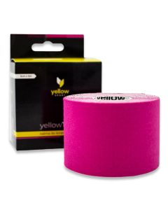 YellowTAPE  Taśma do kinesiotapingu - Różowy - 5 cm