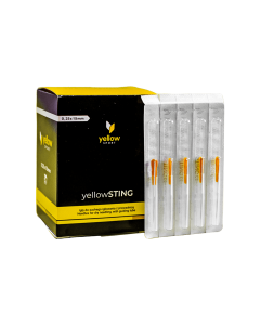 yellowSTING igły do suchego igłowania z prowadnicą - różne rozmiary-0,25 x 15 mm