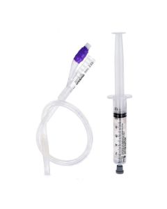 Cewnik urologiczny silikonowy Foley - 100% Silikon z roztworem gliceryny