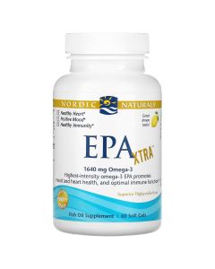 Nordic Natural's EPA Xtra, 1640 mg cytrynowe - 60 kapsułek żelowych