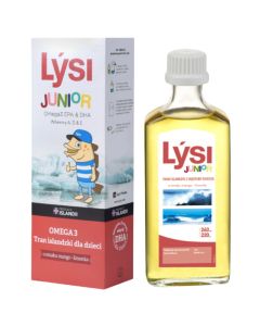Lysi Tran islandzki dla dzieci o smaku mango-limonka