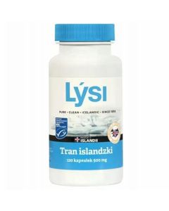 Lysi Tran islandzki 500 mg - 120 kapsułek