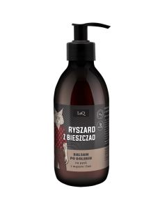LaQ RYSZARD Z BIESZCZAD: czarny mat balsam po goleniu - 150ml