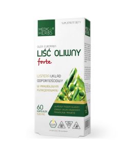 Medica Herbs Liść Oliwny Forte - 60 kapsułek