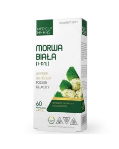 Medica Herbs Morwa Biała (1-DNJ) - 60 kapsułek