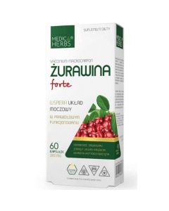 Medica Herbs Żurawina Forte - 60 kapsułek