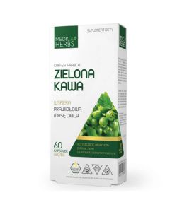 Medica Herbs Zielona Kawa - 60 kapsułek