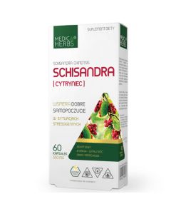 Medica Herbs Schisandra (Cytryniec) - 60 kapsułek