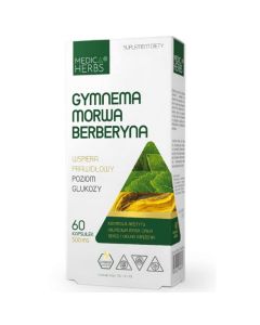 Medica Herbs Gymnema Morwa Berberyna - 60 kapsułek