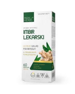 Medica Herbs Imbir Lekarski - 60 kapsułek