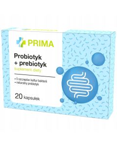 Prima Probiotyk + prebiotyk 20 kaps.
