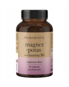 Primabiotic Magnez + potas + witamina B6 60 kaps.
