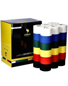 Taśma do tapingu sztywnego yellowSPORTS TAPE 36szt 3,8cmx9,1m 

