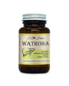 Wsparcie wątroby "I Love Herbs" naturalny suplement - 60 kapsułek
