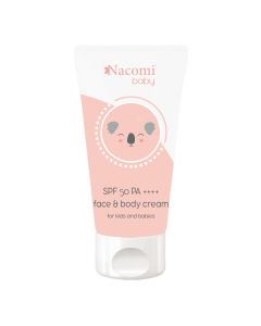 Krem do twarzy i ciała na każdą pogodę dla dzieci SPF 50 Nacomi Baby - 50 ml