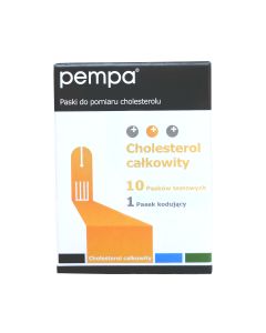 Paski do pomiaru cholesterolu we krwi Pempa BK-C2 - 10 sztuk