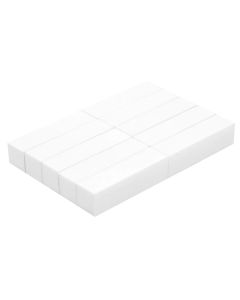 Blok polerski Activeshop Ocho Nails - 10 sztuk Biały