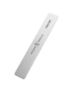 Ocho Nails pilnik szeroki prosty 100/180 - 10 sztuk