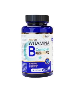 Xenico Pharma XeniVit Witamina B Complex Premium - układ odpornościowy - 90 kapsułek