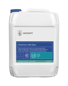 Medisept MEDICLEAN 220 Glass - Preparat do mycia szyb-5L