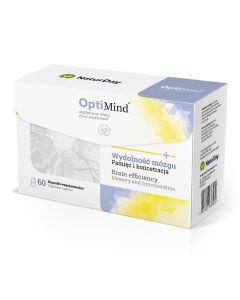 NaturDay OptiMind Spirulina- pamięć i koncentracja - 60 kaps.