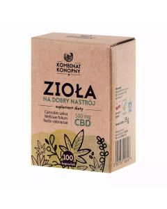 Kombinat Konopny Zioła z CBD na dobry nastrój 500mg - 30g
