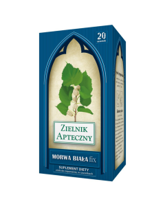 Morwa biała Fix Zielnik Apteczny - Metabolizm węglowodanów - 20 saszetek