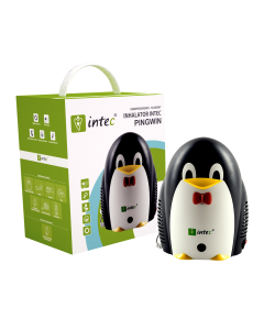 Inhalator tłokowy Intec Pingwin (CN-02 WF2) - praca ciągła + smoczek