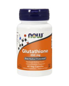 Now Foods Glutathione (Glutation)- 250 mg, 60 kaps.