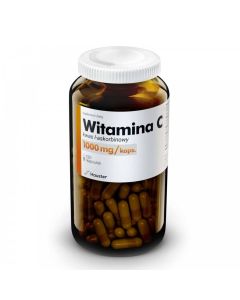 Witamin C 1000mg Hauster wspomaga funkcjonowanie układu odpornościowego  60 lub 120 kapsułek-120