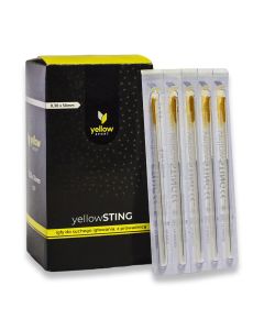 yellowSTING igły do suchego igłowania z prowadnicą - różne rozmiary-0,3 x 50 mm