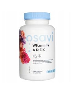 Osavi Witaminy ADEK z naturalnym beta-karotenem - 120 kapsułek