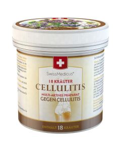 Żel do ciała Cellulitis Herbamedicus - wyciąg z 18 gatunków ziół i roślin - 500 ml
