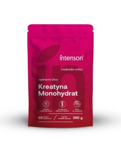 Intenson Kreatyna Monohydrat o smaku truskawka arbuz proszek 260g