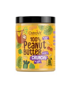 OstroVit Krem orzechowy 100% - Wyjątkowy Smak - Crunchy - 1000 ml