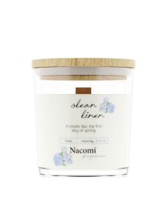 Nacomi Świeca sojowa - Clean linen 140 g