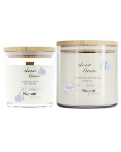 Nacomi Świeca sojowa - Clean linen