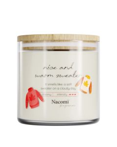 Nacomi Świeca sojowa - Nice and warm sweater 450 g