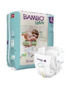 Pieluchy Bambo Nature ABENA MAXI 7-14 kg, Rozmiar 4 L