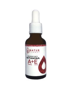 Witamina A + E w kroplach Natur Planet z pipetką - 30 ml