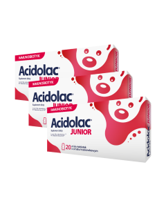 Zestaw Acidolac Junior - Odporność Twojego dziecka na najwyższym poziomie! 3 x 20 misiów