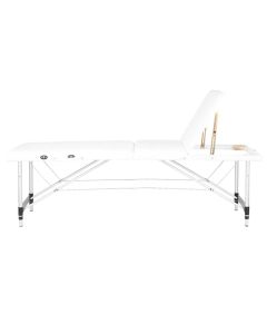 Activ Fizjo Stół składany do masażu aluminiowy komfort Activ Fizjo 3 segmentowy white